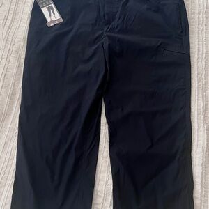 Eddie Bauer Tech Capri Pants Black
